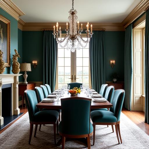 Thumbnail of Greenwich Townhouse elegant dining room.