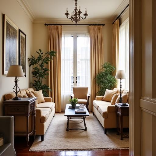 Thumbnail of an elegant restored pre-war apartment.